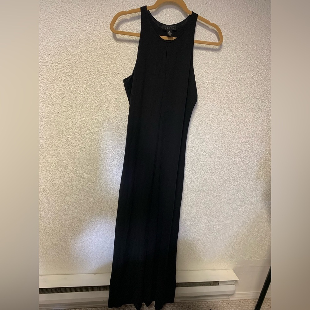 Black Sigrid Olsen slinky formal dress